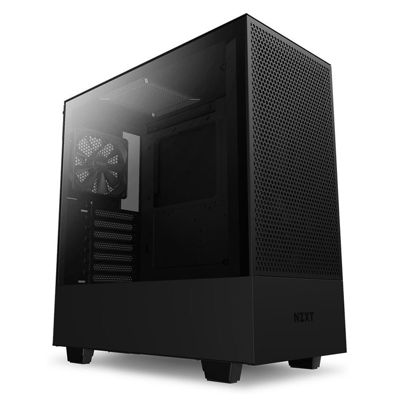 NZXT H511 Flow Mid Tower ATX Case - Matte Black (CA-H52FB-11)
