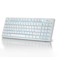 RK ROYAL KLUDGE RK89 85% 89 Keys Triple Mode BT5.0/2.4G/USB-C Hot Swappable Mechanical Keyboard with Detachable Frame (Hot-Swappable Brown Switch)