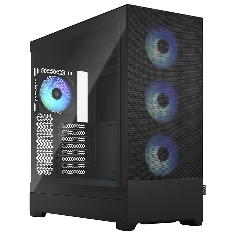 Fractal Design Pop XL Air RGB Tempered Glass Clear Tint E-ATX Mid Tower Case - Black (FD-C-POR1X-06)