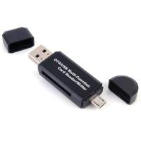 Generic YC-310 2 in 1 USB 2.0 and Micro Card with OTG Memory Card Reader