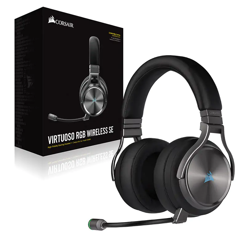 Corsair Virtuoso RGB Wireless SE Gaming Headset Gunmetal msy