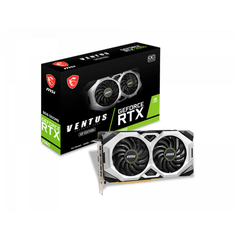 MSI GeForce RTX 2060 Ventus GP 6G OC Graphics Card (GeForce RTX 2060 VENTUS GP OC)