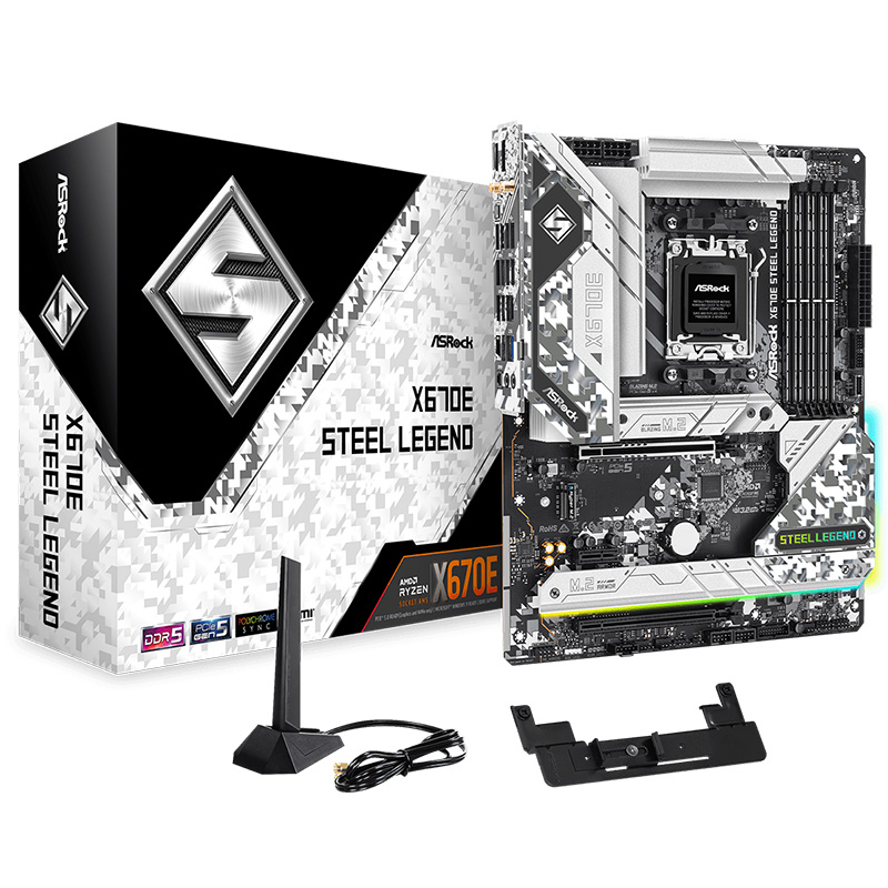 Asrock X670E Steel Legend AM5 ATX Motherboard
