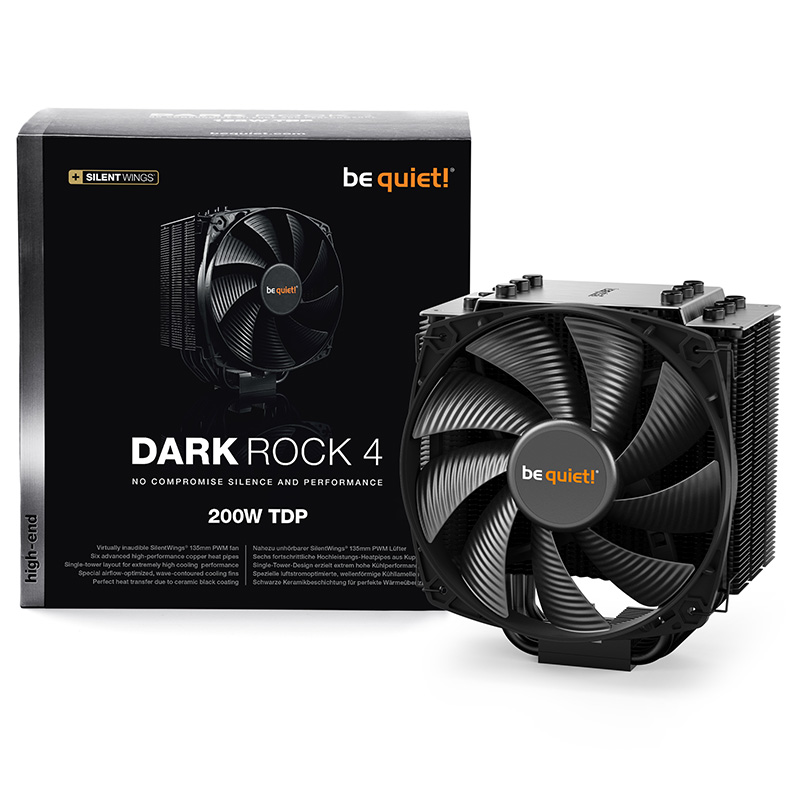 be quiet! Dark Rock 4 CPU Cooler (BK021)