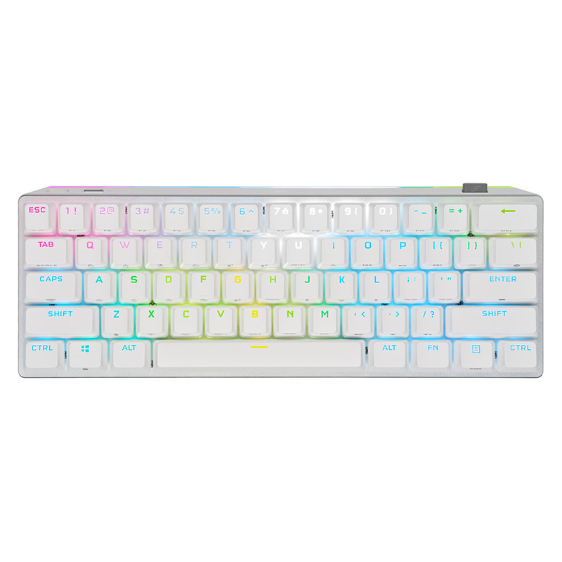 Corsair K70 RGB Pro Mini Wireless 60% Mechanical Keyboard White MX Speed (CH-9189114-NA)
