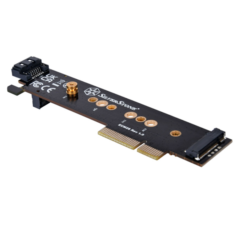 Silverstone ECM28 2 Port M.2 SSD to PCIe x4 Adapter Card (SST-ECM28)