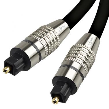 Câble audio optique RS PRO, 15m, TOSlink/ TOSlink