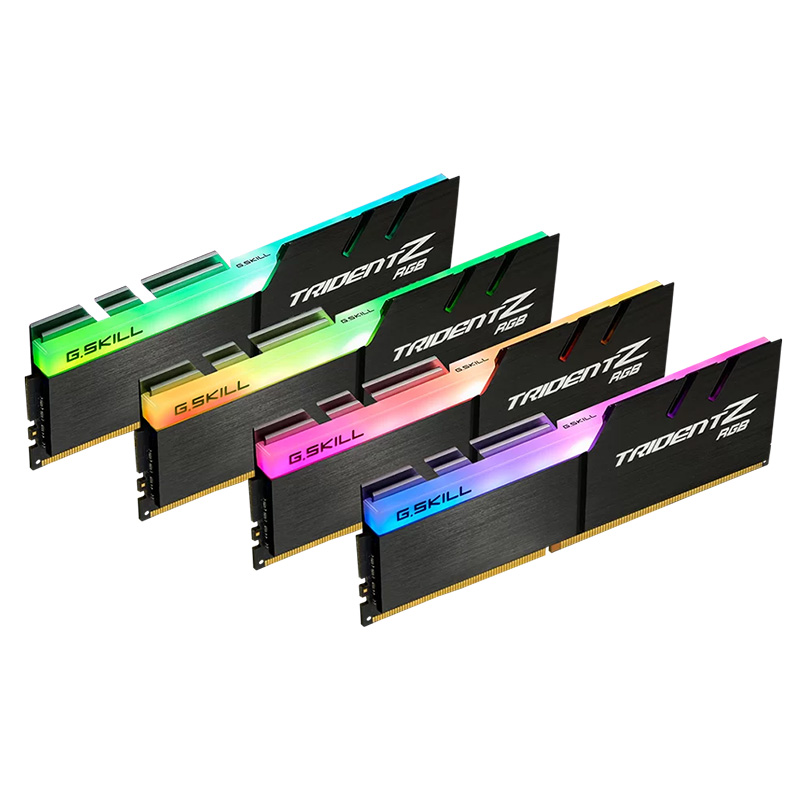 <新品> G SKILL DDR4 32GB 16×2 G.Skill 32GB (4x8GB) F4-3200C16Q-32GTZR Trident Z RGB 3200Mhz CL16