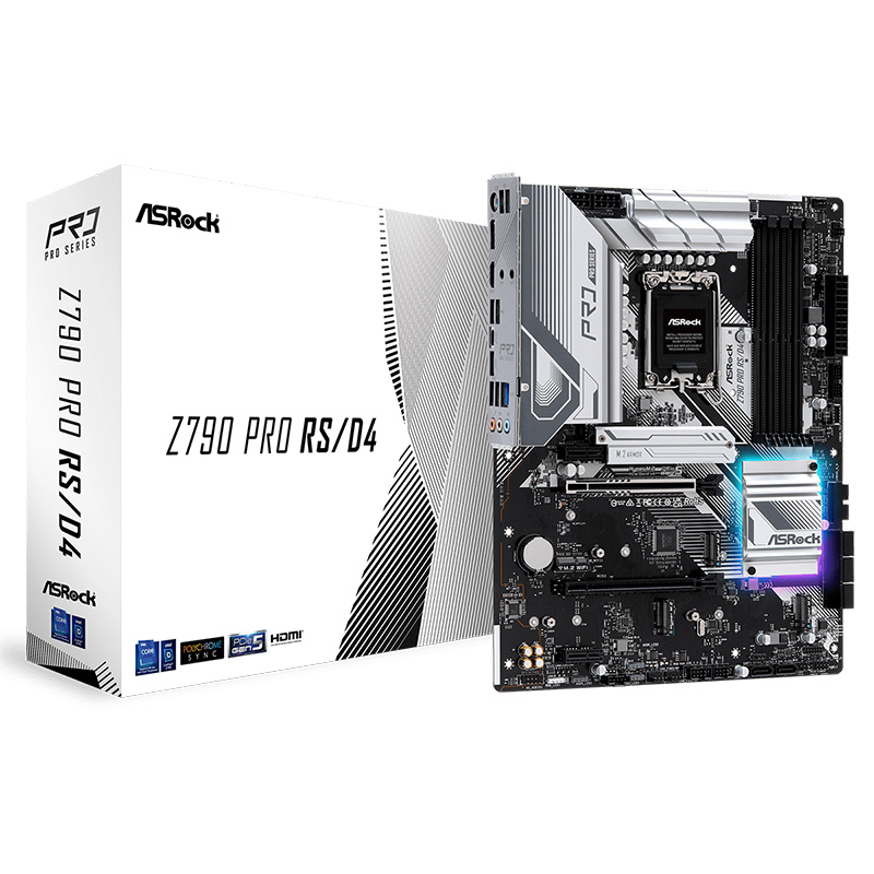 Asrock Z790 Pro RS D4 LGA 1700 ATX Motherboard