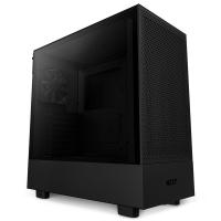 NZXT H5 Flow TG Compact Mid Tower ATX Case - Black