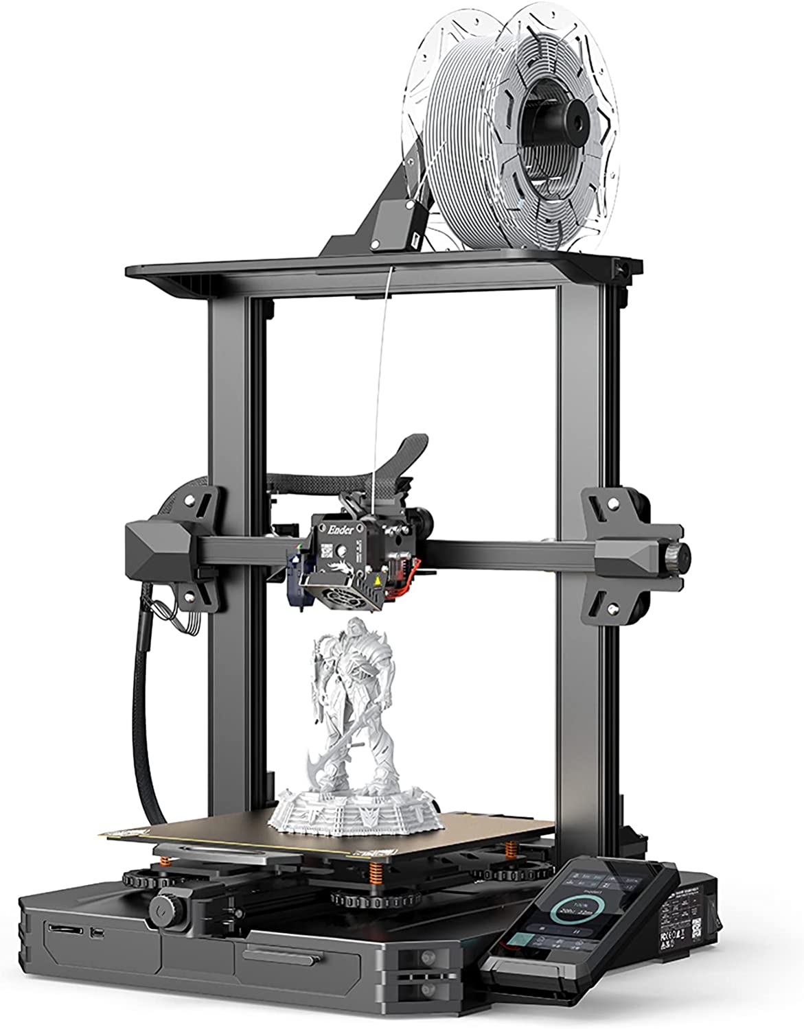 SainSmart Creality Ender 3 S1 Pro 3D Printer with High-Temp Nozzle, All Metal Direct Drive Extruder, Flexible PEI Bed, CR Touch Auto Leveling 