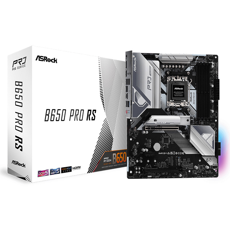 Asrock B650 Pro RS AM5 ATX Motherboard