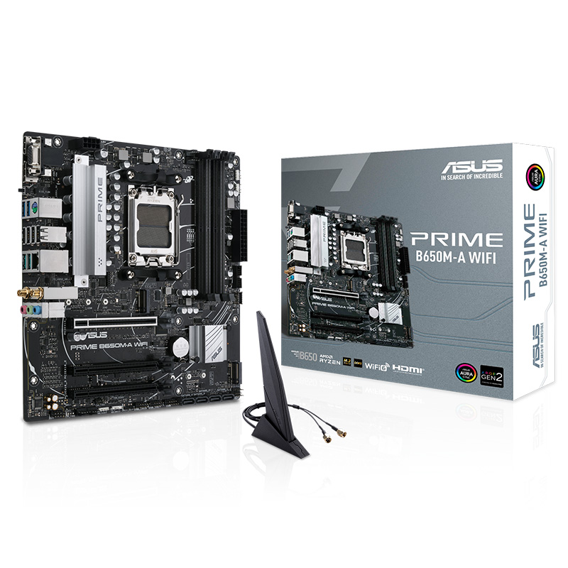 Asus Prime B650M-A WiFi AM5 mATX Motherboard (PRIME B650M-A WIFI)