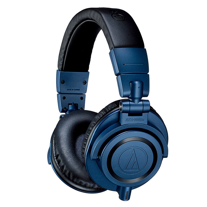 Audio-Technica ATH-M50X Professional Studio Monitor Headphones - Deep Sea Blue