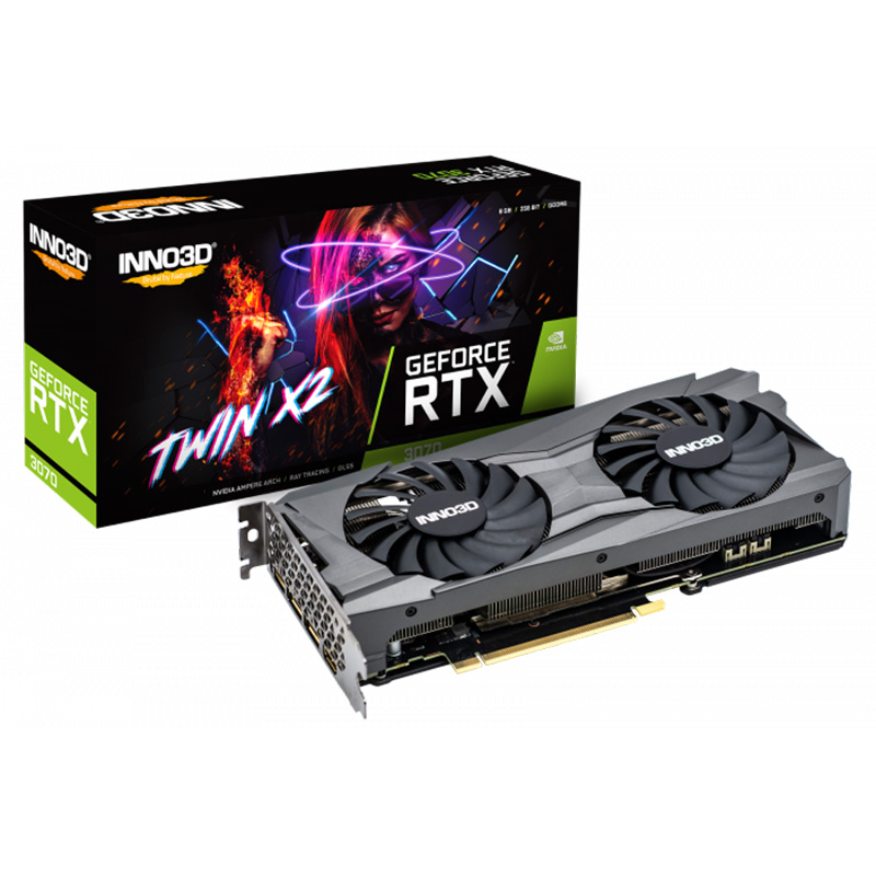Inno3D GeForce RTX 3070 Twin X2 8G LHR Graphics Card