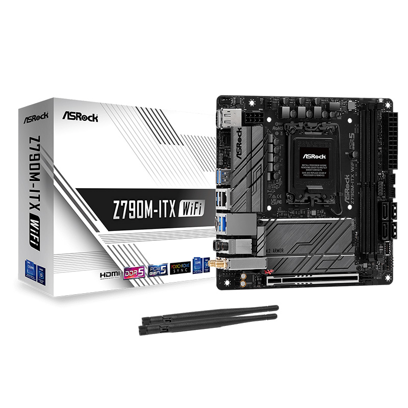 Asrock Z790M-ITX WiFi LGA 1700 mITX Motherboard