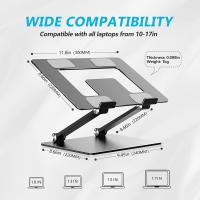 Laptop-Accessories-FRUITFUL-Adjustable-Laptop-Stand-Ergonomic-Heavy-Aluminium-Alloy-Labtop-Mounts-Desk-Holder-with-Heat-Vent-Anti-Slip-for-MacBook-Notebook-10-17-Grey-5