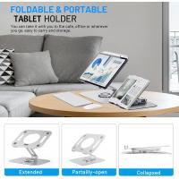 Tablet-Accessories-BONERUY-Adjustable-Tablet-Stand-with-360-Rotating-iPad-Mounts-Tablet-Holder-Compatible-with-iPad-Tablets-4-7-13-inch-Silver-12