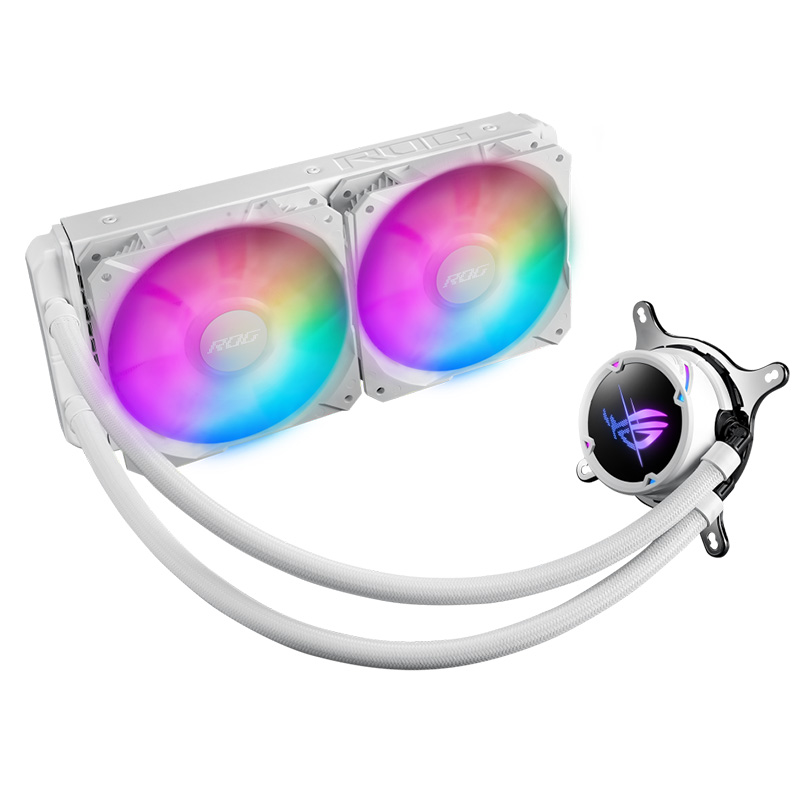 Asus ROG Strix LC II 240 ARGB AIO Liquid CPU Cooler - White Edition (ROG STRIX LC II 240 ARGB WE)