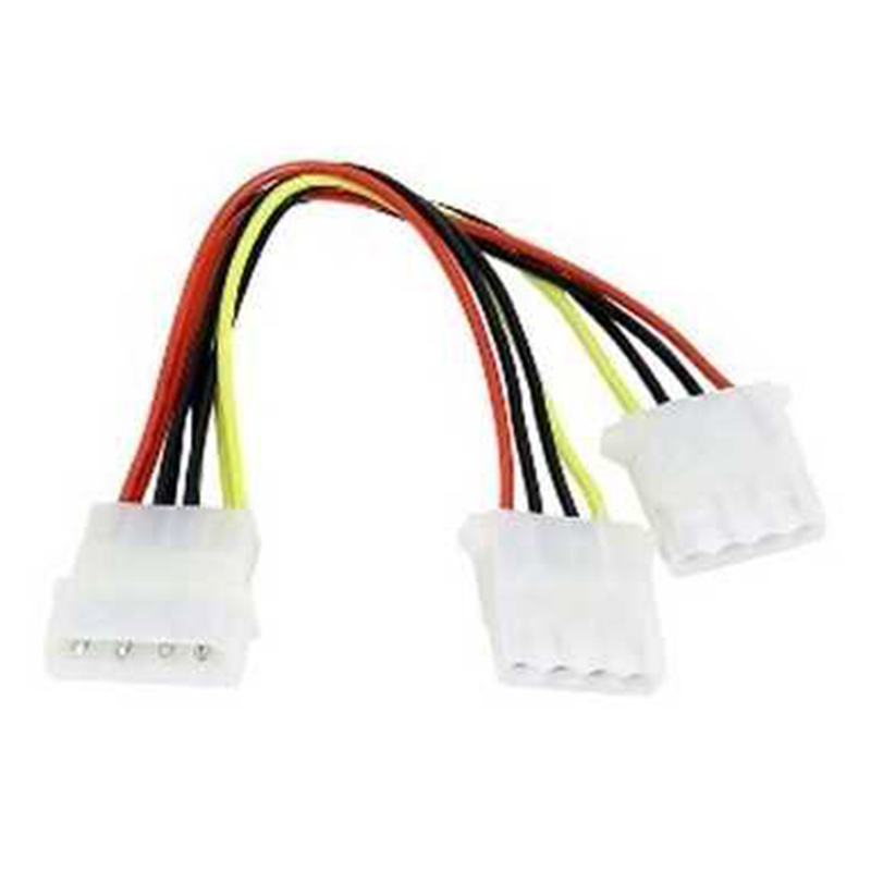 Ritmo Molex Male to 2x Molex Female Power Splitter Cable - 30cm