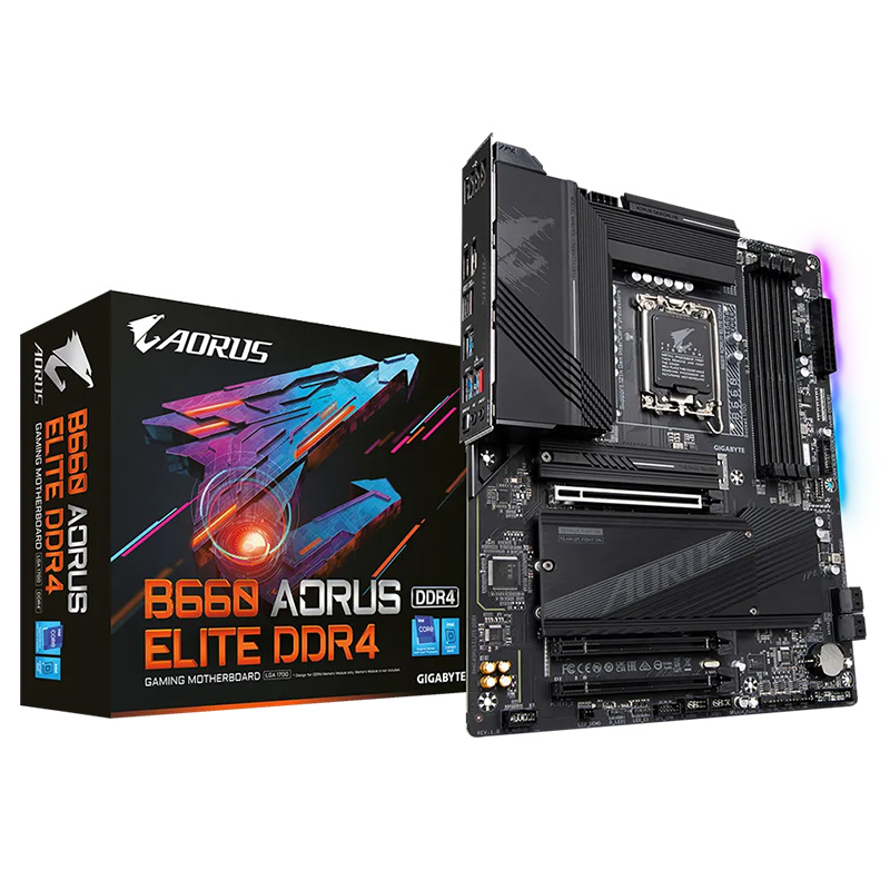 Gigabyte B660 Aorus Elite DDR4 LGA 1700 ATX Motherboard - OPENED BOX 76086 (GA-B660-AORUS-ELITE-D4-76086)