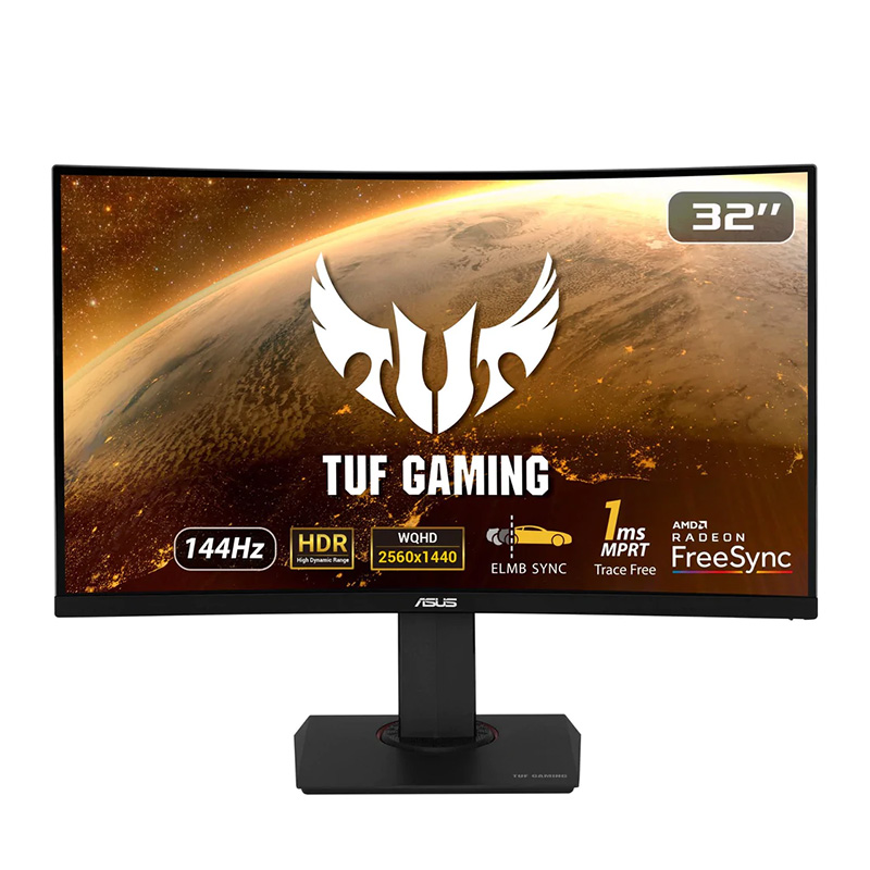 Asus TUF 31.5in WQHD VA 144Hz FreeSync Curved Gaming Monitor (VG32VQ)
