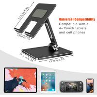 Tablet-Accessories-FRUITFUL-Adjustable-Tablet-Stand-Holder-Heavy-Aluminum-ipad-Stand-Tablet-Mount-for-Desk-Compatible-with-Cell-phone-Tablet-Nintendo-iPad-4-13-BLACK-40