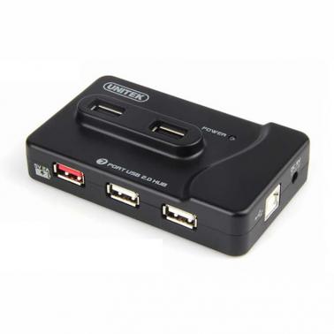 Unitek USB 2.0 6-Port Hub with 1 Charging Port - msy.com.au