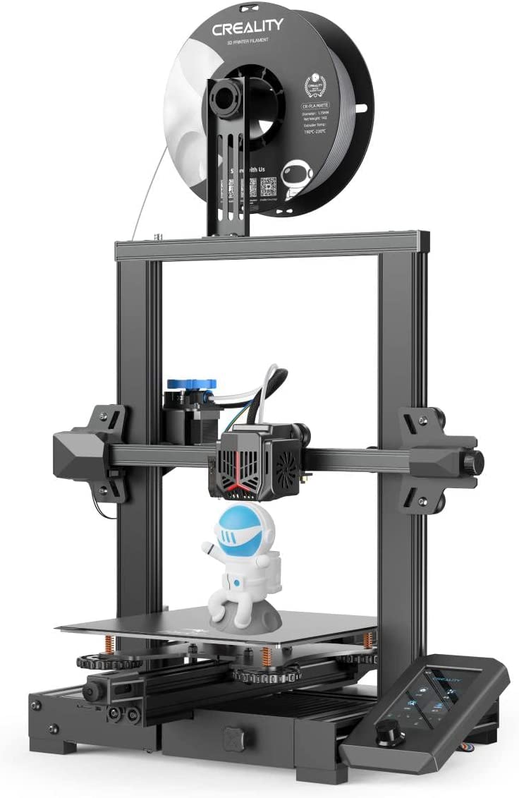 SainSmart Official Creality Ender 3 V2 Neo 3D Printer with CR Touch Auto-Leveling Kit, Full-Metal Extruder, PC Spring Steel Platform