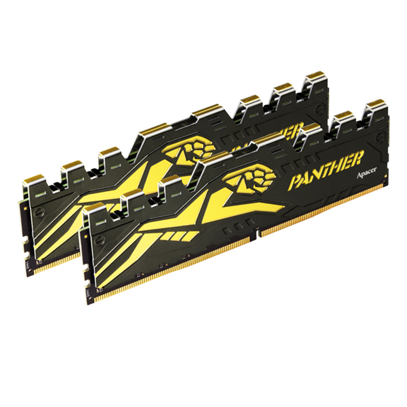 APACER 16GB (2x8GB) AH4U16G32C28Y7GAA-2 PANTHER 3200MHz DDR4 RAM Black - Main Image