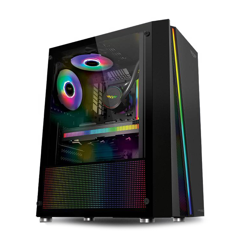 Armaggeddon KAGAMI K-2 RGB Mid Tower Case - Black (KAGAMI K-2 Black)