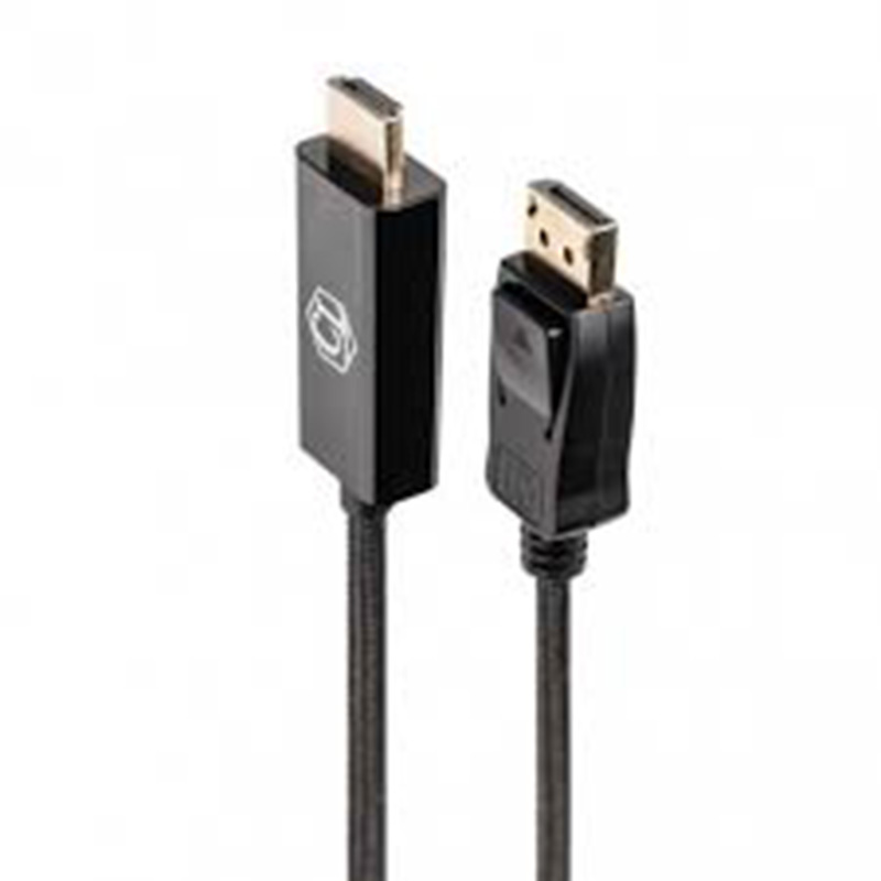 Cablelist 2K DisplayPort Male to HDMI Male Cable 3m (DCABCLDPHDMI2K3)