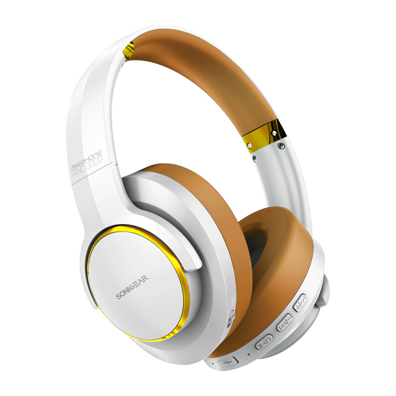 Sonicgear Airphone ANC3000 White Gold Blueooth Headset