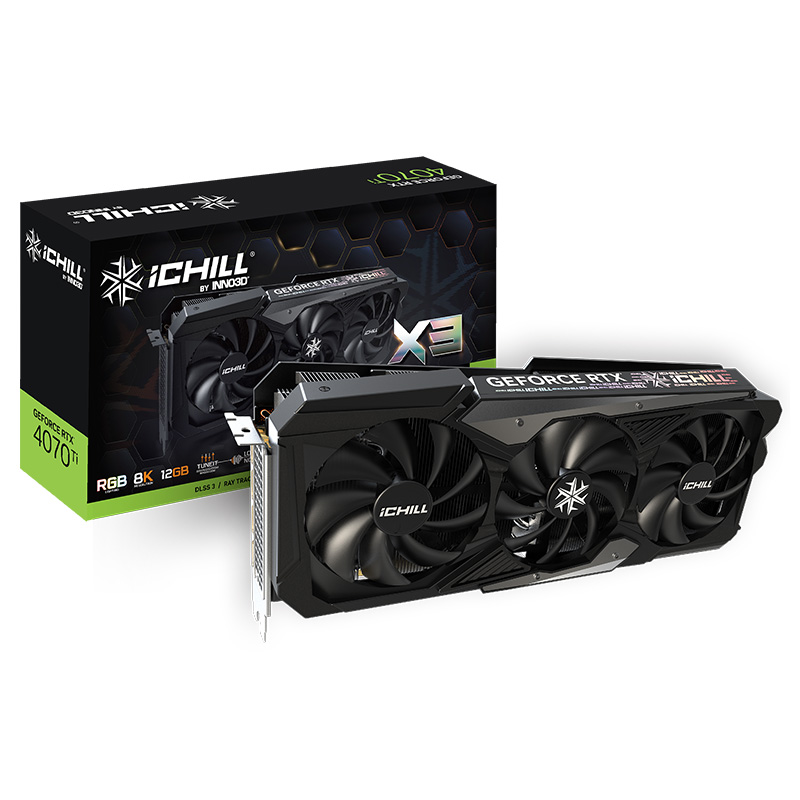 Inno3D GeForce RTX 4070 Ti iChill X3 12G Graphics Card