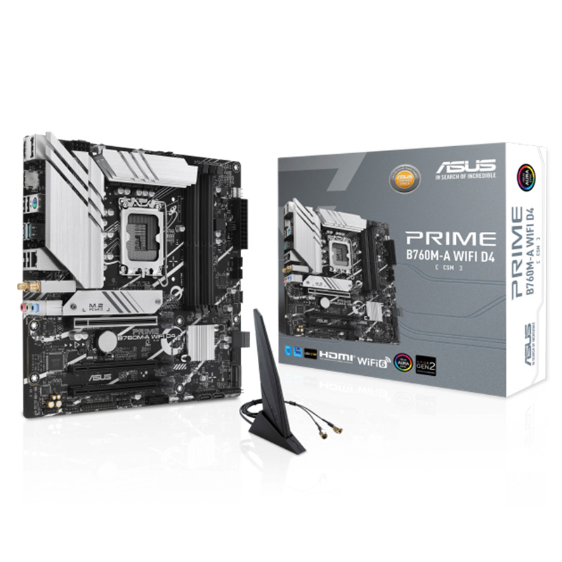 Asus Prime B760M-A WiFi D4-CSM LGA 1700 mATX Motherboard (PRIME B760M-A WIFI D4-CSM)