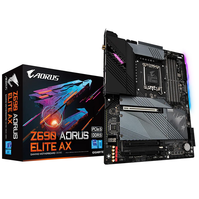 GIGABYTE Z690 Aorus Elite AX DDR5 Intel Z690 DDR5 ATX Motherboard (Z690 AORUS ELITE AX DDR5)