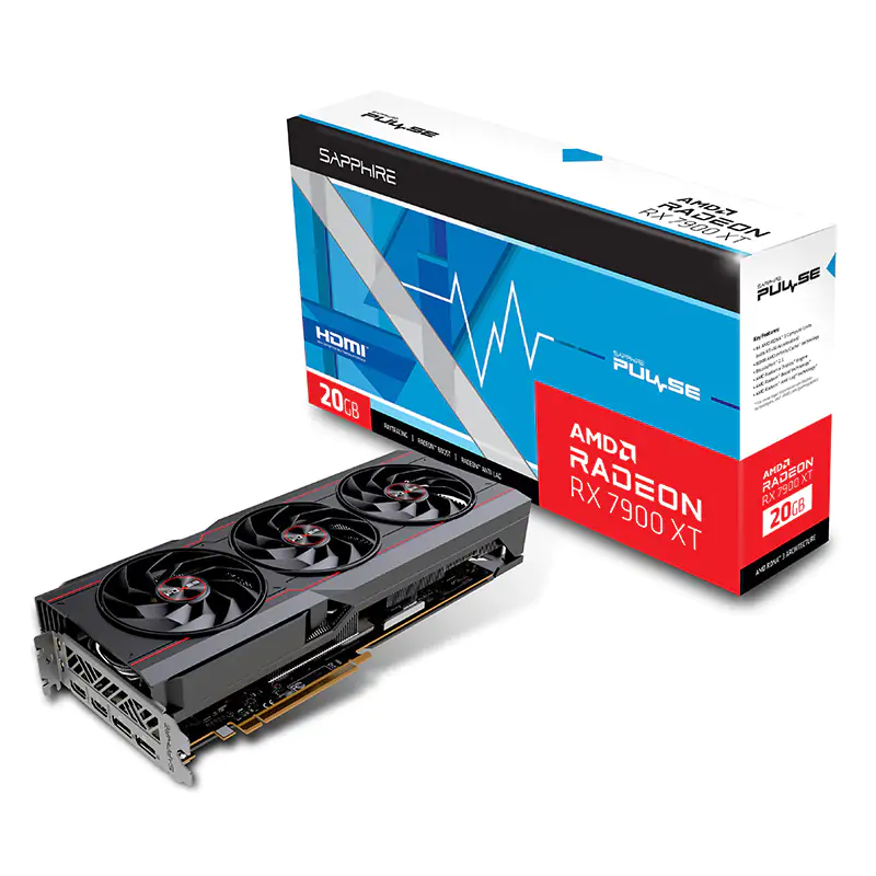 Sapphire Pulse Radeon RX 7900 XT Gaming OC 20G Graphics Card - msy