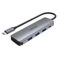 Unitek 6 in 1 USB3.0, HDMI, Card Reader USB Type-C Hub - H1107D