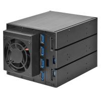 Enclosures-Docking-SilverStone-FS304-12G-4-Bay-Triple-5-25in-Cage-for-3-5in-SAS-SATA-HDDs-3