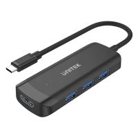 Unitek 4-1 USB Type C Powered Hub 3 USB3.0 HDMI Mico USB Power Port