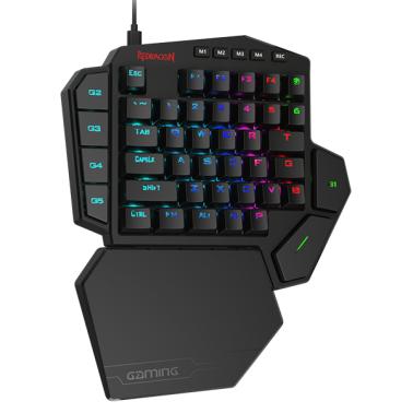 Redragon K585 DITI One-Handed RGB Mechanical Gaming Keyboard,Red Switch ...