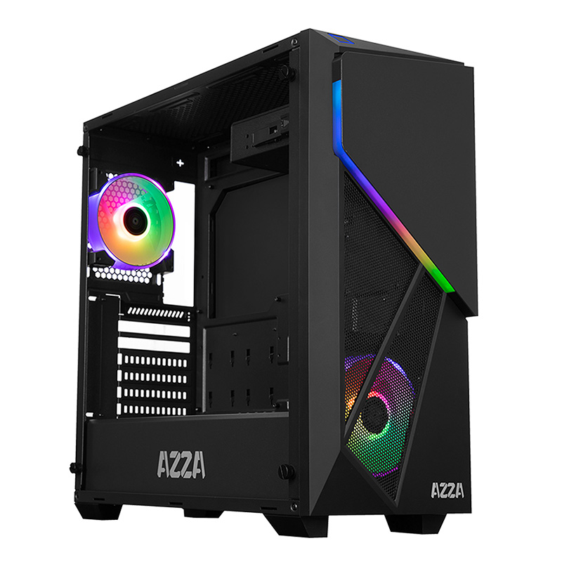 AZZA Inferno Mid Tower ATX Case Black (CSAZ-310DF)