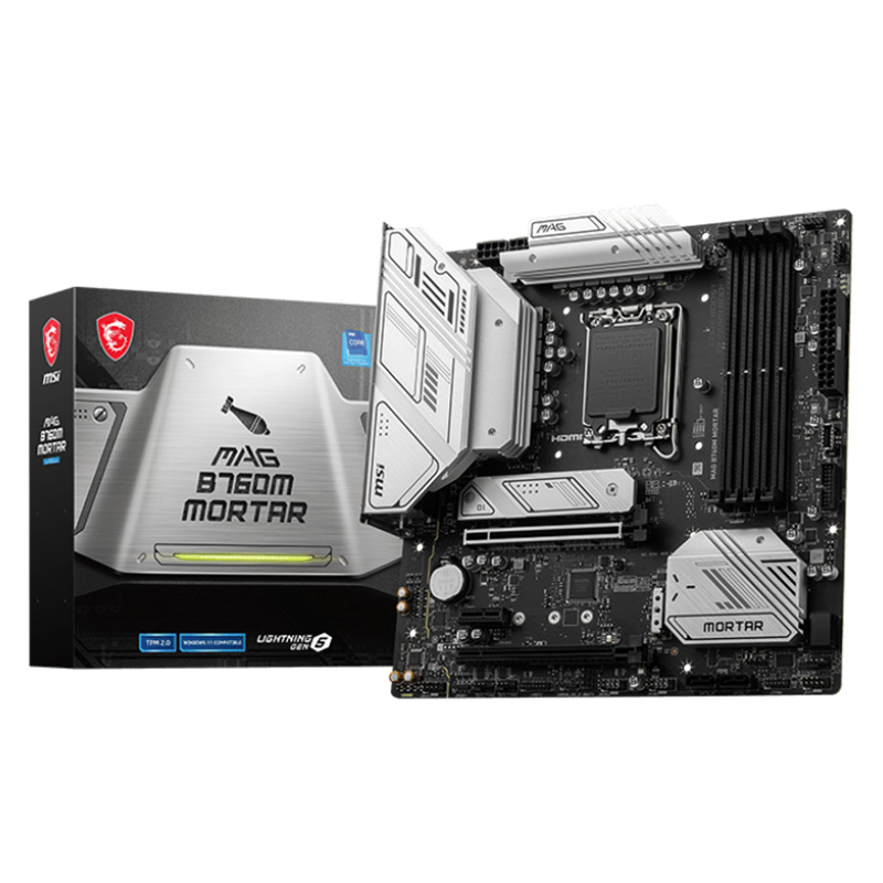MSI MAG B760M Mortar LGA 1700 mATX Motherboard (MAG B760M MORTAR)