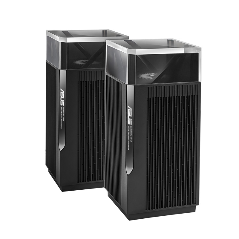 ASUS ZenWiFi Pro XT12 Tri-band Mesh WiFi 6 Gigabit System 2 Pack - Black (XT12(2-PK))