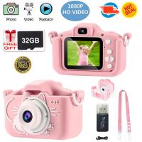 Digital-SLR-Cameras-DSLR-Digital-Cameras-1080P-HD-Children-Cameras-2-Inch-Screen-Dual-Lens-Kids-Camera-20MP-Selfie-Camera-with-32-GB-Card-Birthday-Holiday-Gifts-for-Kid-3-10Y-40