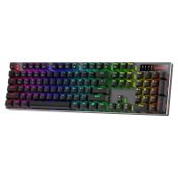 Redragon K556 PRO Upgraded Wireless RGB Gaming Keyboard, BT/2.4Ghz Tri-Mode Aluminum Mechanical Keyboard w/No-Lag Connection, Hot-Swap Red Switch