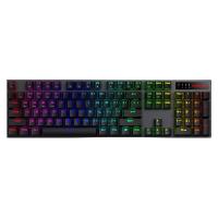 Redragon K556 PRO Upgraded Wireless RGB Gaming Keyboard, BT/2.4Ghz Tri-Mode  Aluminum Mechanical Keyboard w/No-Lag Connection, Hot-Swap Red Switch -