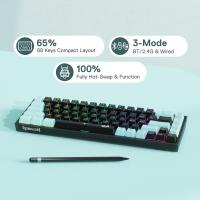 Keyboards-Redragon-K631-PRO-SE-65-3-Mode-Wireless-RGB-Gaming-Keyboard-68-Keys-Hot-Swappable-Compact-Mechanical-Keyboard-w-Hot-Swap-Free-Mod-PCB-Socket-7