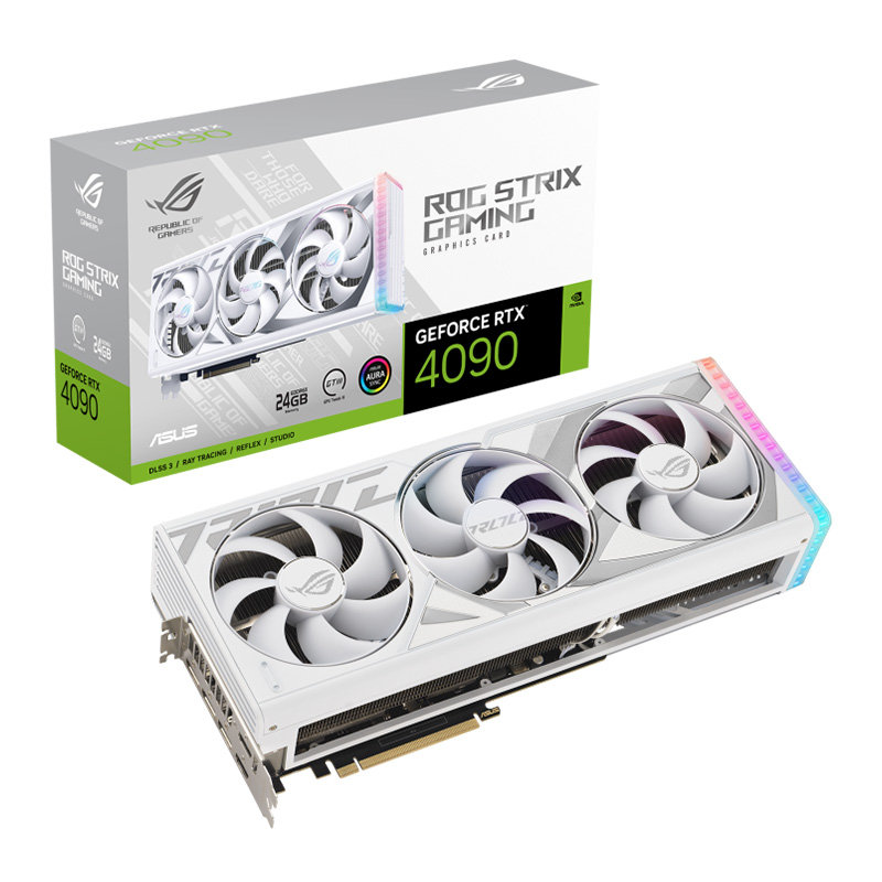 Asus GeForce RTX 4090 ROG Strix 24G White Graphics Card - OPENED BOX 74491