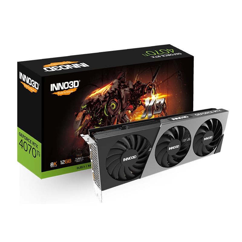 Inno3D GeForce RTX 4070 Ti X3 12G Graphics Card